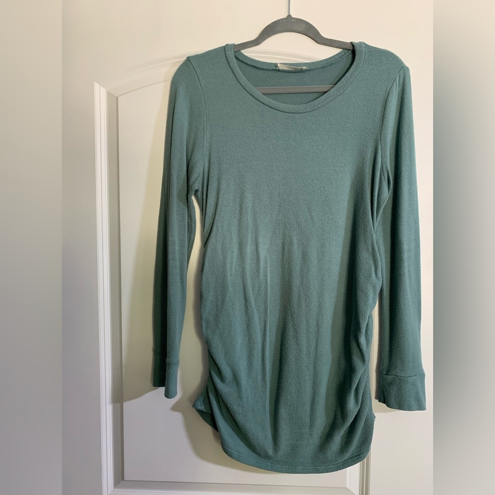 Jade Soft Knit Ruched Maternity Top